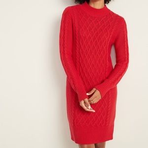 Red Sweater Dress